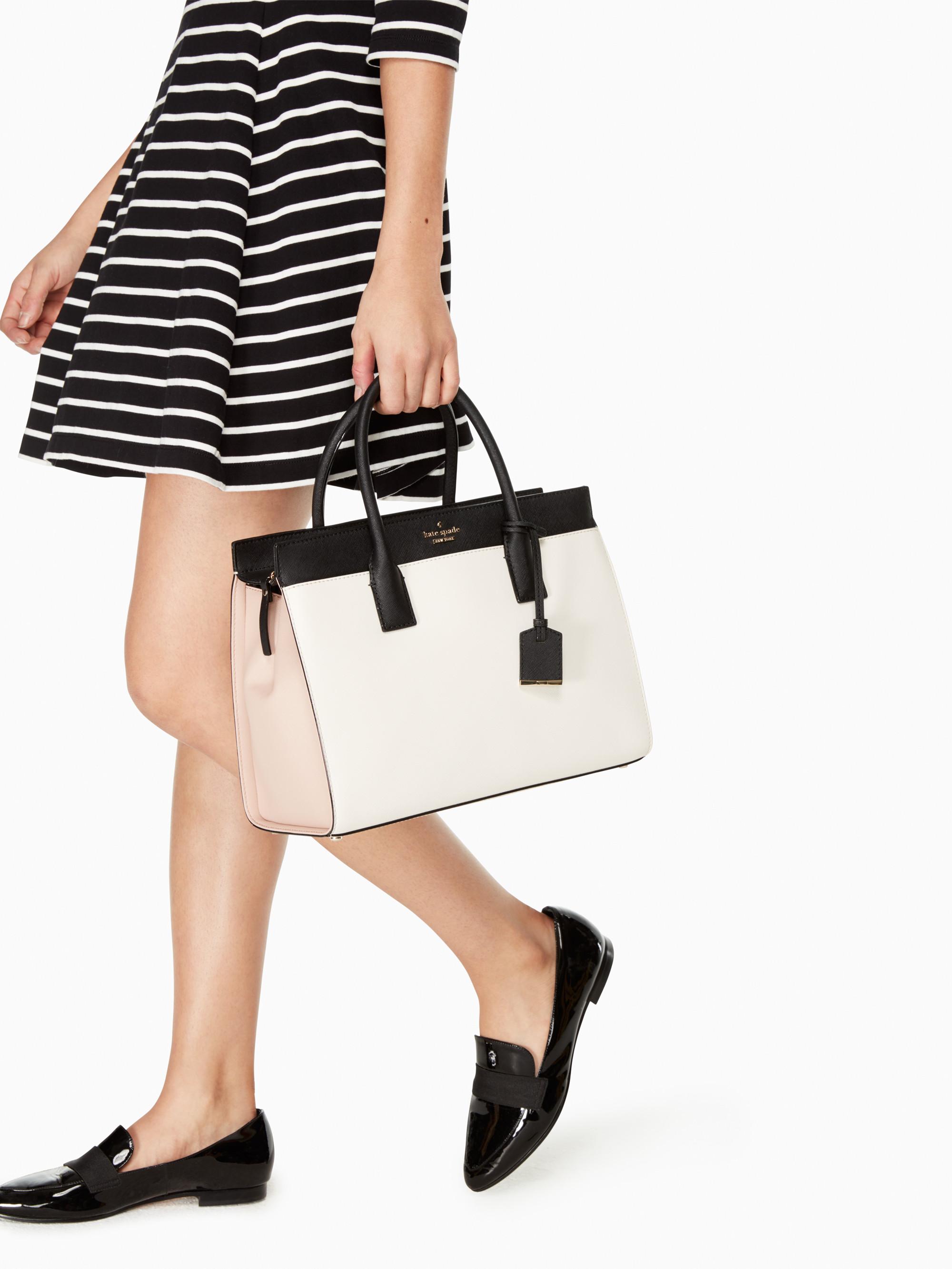 Kate spade candace online leather satchel